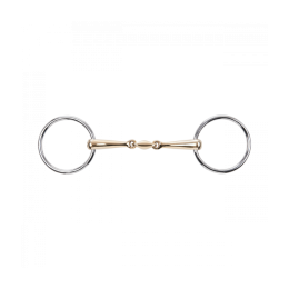 Busse Double Jointed Loose Ring Snaffle Kaugan 14mm