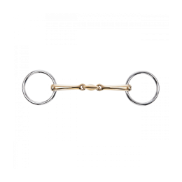 Busse Double Jointed Loose Ring Bradoon Kaugan 12 mm