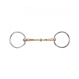 Busse Single Jointed Anatomical Loose Ring snaffle Kaugan 16mm