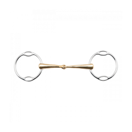 Busse Single Jointed Anatomical Soft-ring Loose Ring Snaffle Kaugan 16 mm