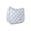 Equestrian Stockholm Dressage Pad White Perfection Silver
