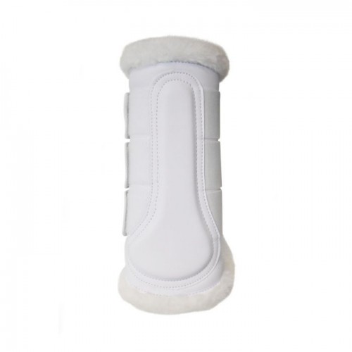 Equestrian Stockholm SS'23 White silver brushing boots