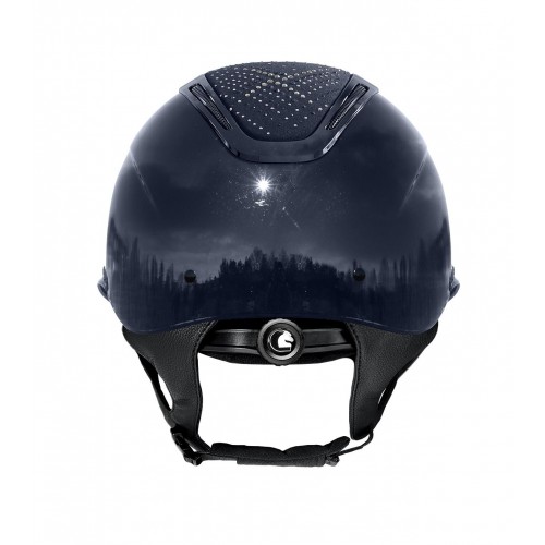 Fair Play Riding Helmet Equileus W-V Stellify Shiny Wide Visor