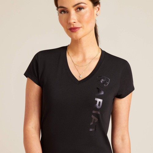 Ariat SS'24 Vertical Logo V T-Shirt