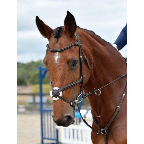 Collegiate Comfitec Opulux Plain Padded Grackle Bridle