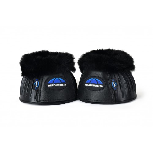 Weatherbeeta Tough-Tec Prime Fleece Trim Bell Boots Rubber
