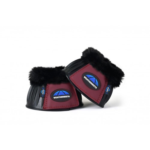 Weatherbeeta Tough-Tec Prime Fleece Trim Bell Boots Rubber