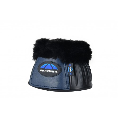Weatherbeeta Tough-Tec Prime Fleece Trim Bell Boots Rubber