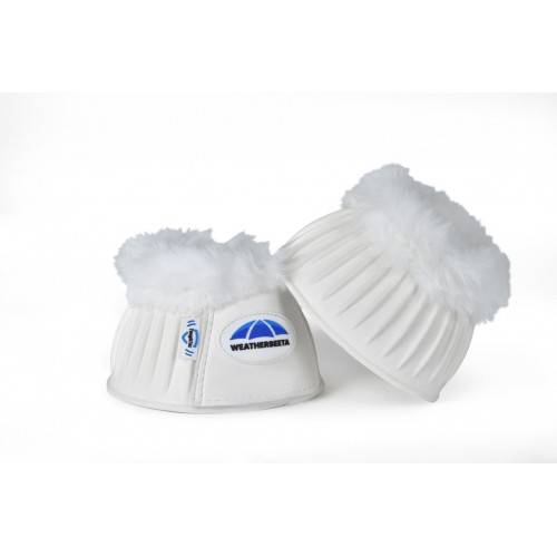 Weatherbeeta Tough-Tec Prime Fleece Trim Bell Boots Rubber