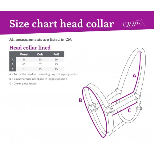 QHP Head collar lined