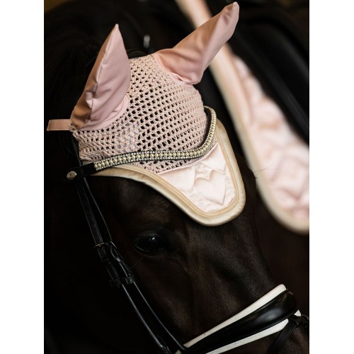 PS of Sweden SS26 Heart Ear Bonnet whipped Pink