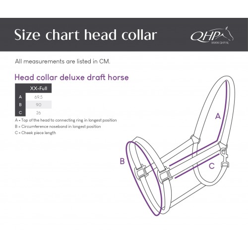 QHP Deluxe Halter Draft Horse