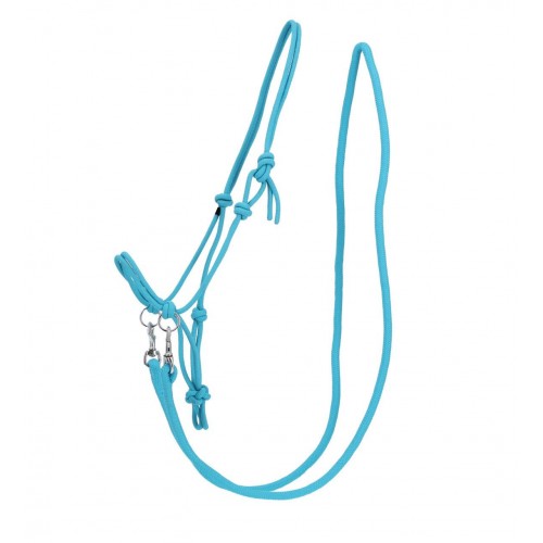 QHP Rope halter Color with reins
