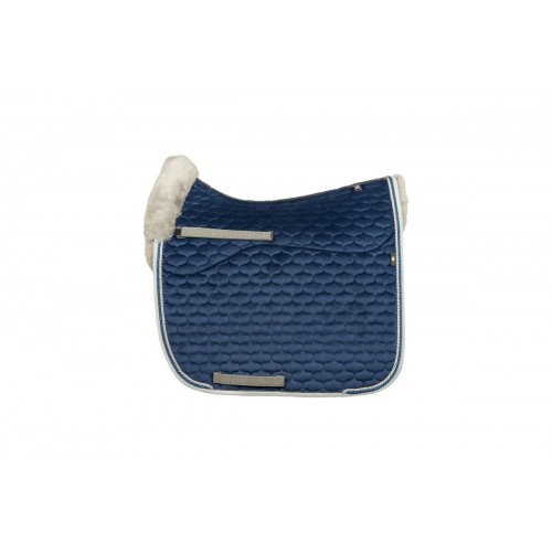 Mattes SS26 Saddle Pad Velvet Blue/Grey