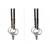 PS of Sweden Flat Cheekpieces with Regular Buckle - Black, Full
