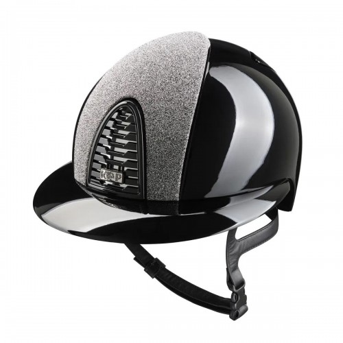 KEP Italia Cromo 2.0 Polish Black Polo Vanity Silver Crystal Logo