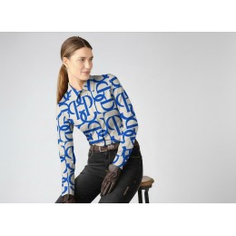 PS of Sweden SS26 Valerie Printed LS рубашка