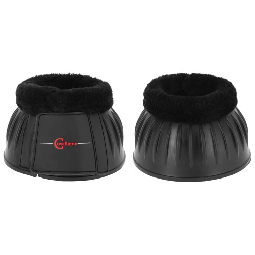 Covalliero Rubber Bell Boots with Teddy Fleece