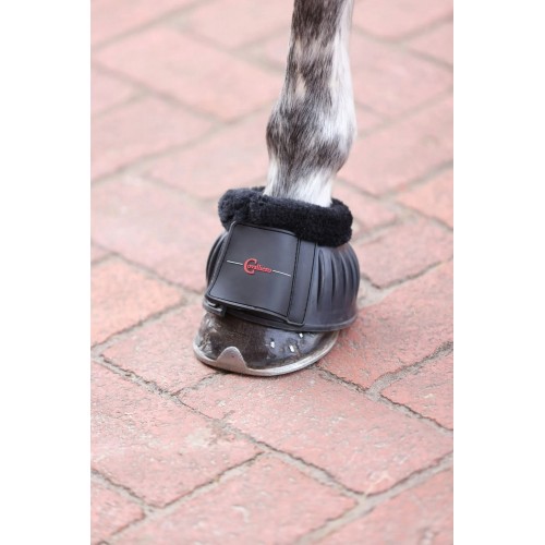 Covalliero Rubber Bell Boots with Teddy Fleece