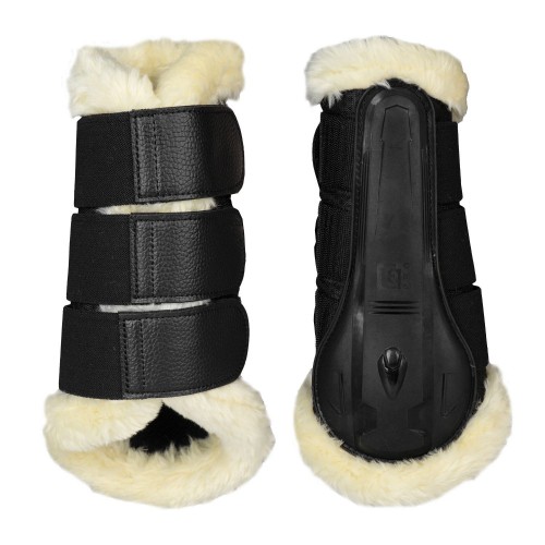 Horka Leg Protector with Fur Trim