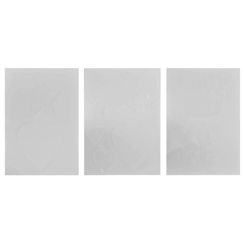 Covalliero Clipping Stencil for Horses, 3-Piece Set