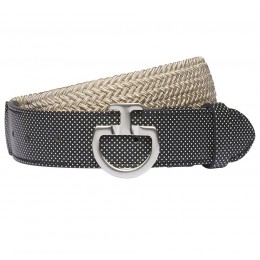 Cavalleria Toscana SS'21 женский эластичный ремень - Perforated кожаный