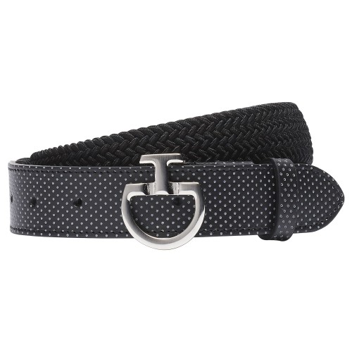 Cavalleria Toscana SS'21 Women's Elastic Belt - Perforated Leather