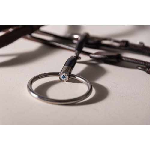 Velari Single-Jointed Loose Ring Snaffle Sweet Iron 14mm
