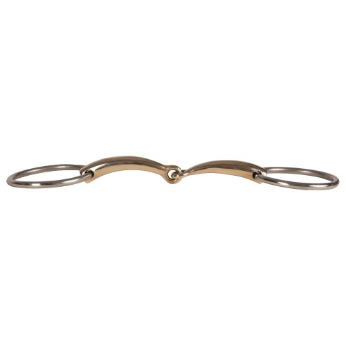 Velari Single Jointed Loose Ring Snaffle Sweet Copper 14 mm