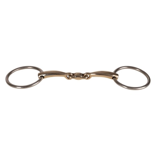 Velari Double Jointed Loose Ring Snaffle Sweet Copper 14 mm