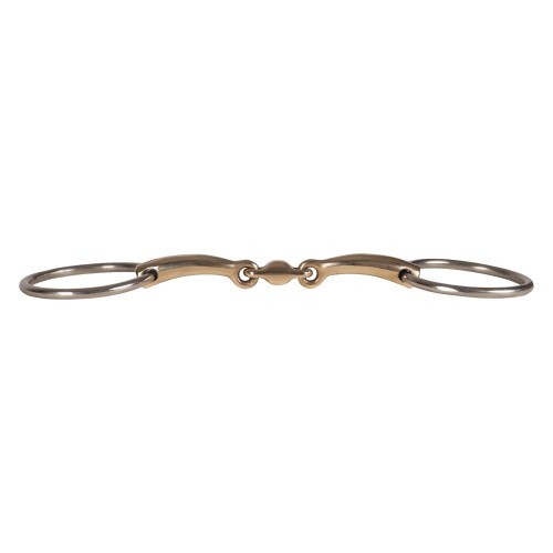 Velari Double-Jointed Loose Ring Snaffle Sweet Copper 16mm