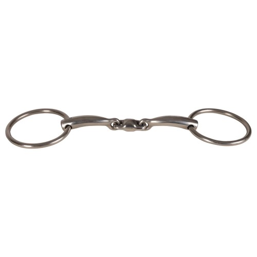 Velari Double-Jointed Loose Ring Snaffle Stainless Steel 16mm