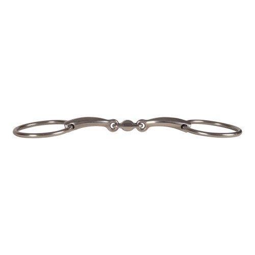 Velari Double-Jointed Loose Ring Snaffle Stainless Steel 16mm