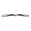 Velari Single-Jointed Eggbutt Snaffle Sweet Iron 14 mm