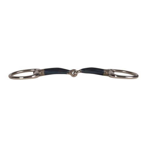 Velari Single-Jointed Eggbutt Snaffle Sweet Iron 14 mm