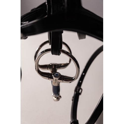 Velari Single-Jointed Eggbutt Snaffle Sweet Iron 14 mm