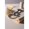 Velari Double-Jointed Eggbutt Snaffle Sweet Iron 14mm