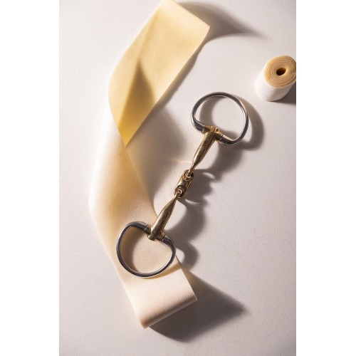 Velari Double Jointed Eggbutt Snaffle Bit Sweet Copper 14 mm