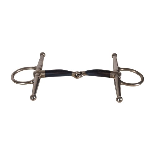 Velari Single-Jointed Full Cheek Snaffle Bit Sweet Iron 14 mm