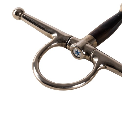 Velari Double Jointed Full Cheek Snaffle Sweet Iron 16 mm