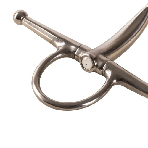 Velari Double Jointed Full Cheek Snaffle Stainless Steel 14mm