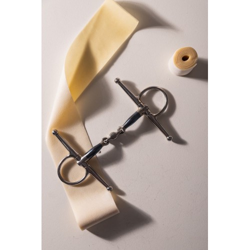 Velari Double Jointed Full Cheek Snaffle Sweet Iron 14 mm