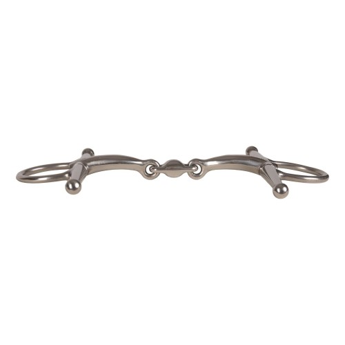 Velari Double Jointed Full Cheek Snaffle Stainless Steel 14mm