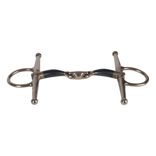 Velari Double Jointed Full Cheek Snaffle Sweet Iron 16 mm