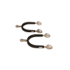 Velari Rowel Spurs Stainless Steel with Rubber Medium