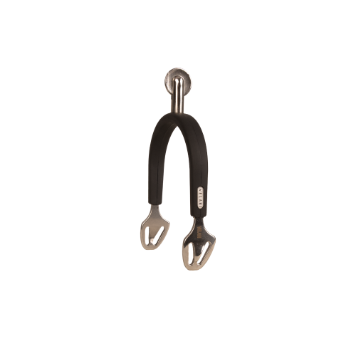 Velari Rowel Spurs Stainless Steel with Rubber Large