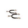 Velari Rowel Spurs Stainless Steel with Rubber Large