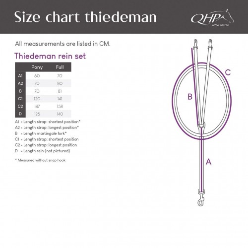 QHP Thiedeman rein set