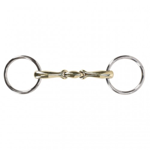 QHP loose ring Snaffle Anatomical Double Jointed Argetaan