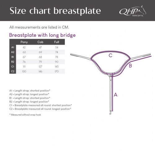 QHP Breastplate with Long Bridge